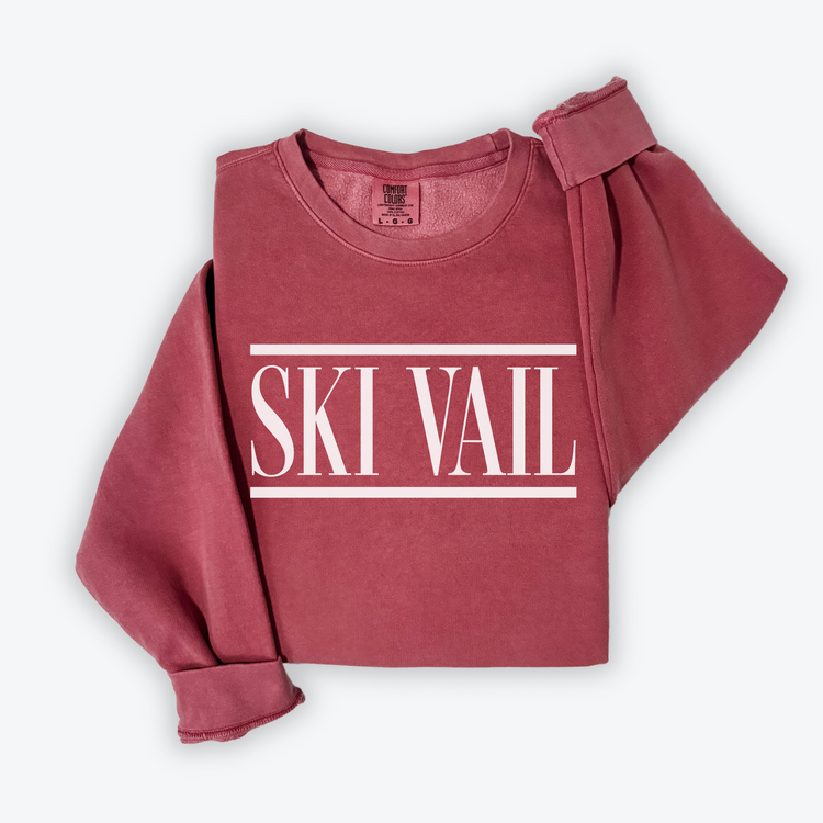 Ski Vail Lightweight Crewneck Sweatshirt