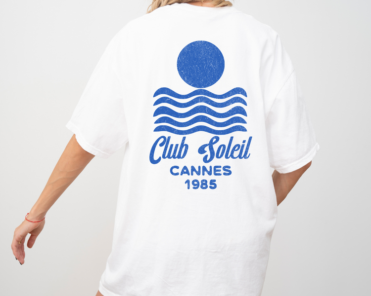 Club Soleil, Cannes 1985 Short Sleeve T-Shirt