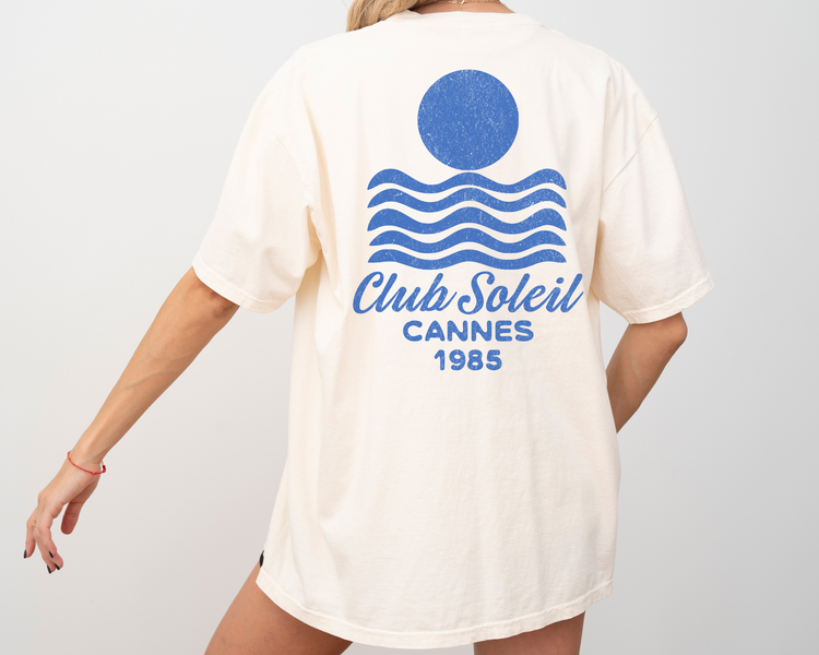 Club Soleil, Cannes 1985 Short Sleeve T-Shirt