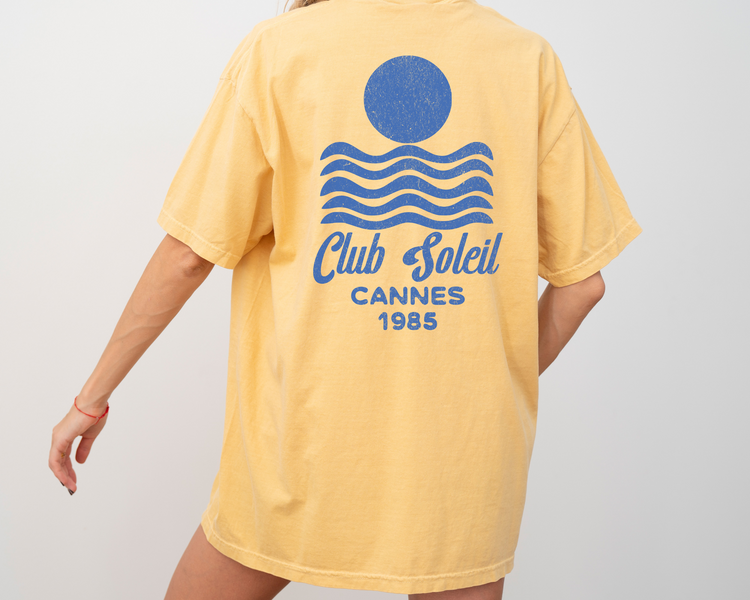 Club Soleil, Cannes 1985 Short Sleeve T-Shirt